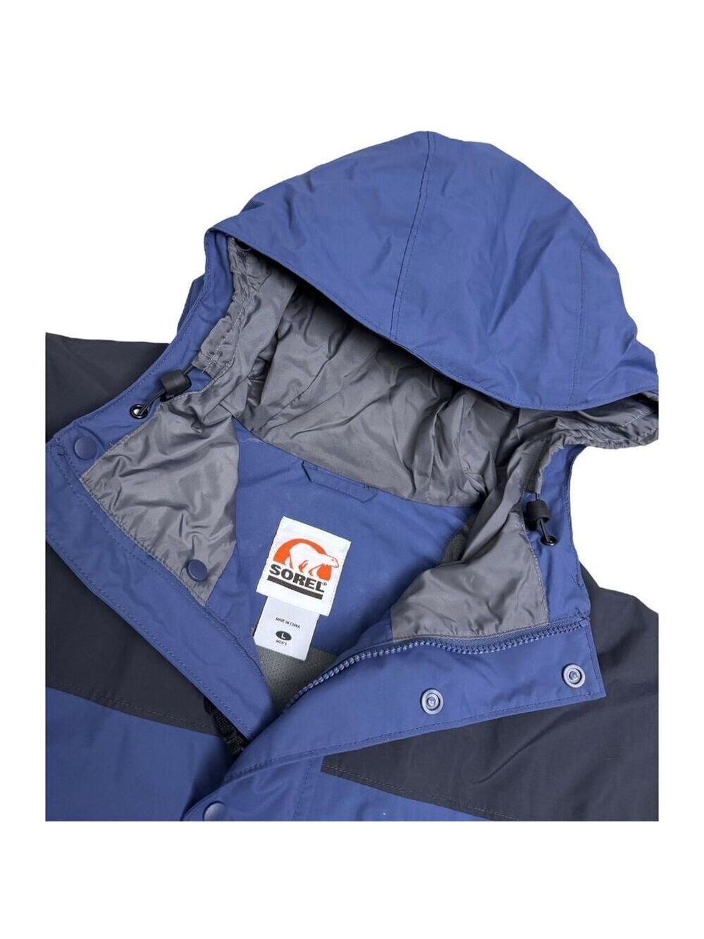 SOREL Waterproof Windbreaker Outdoor Ski Rain Designer Jacket Mens Large - Picture 4 of 7